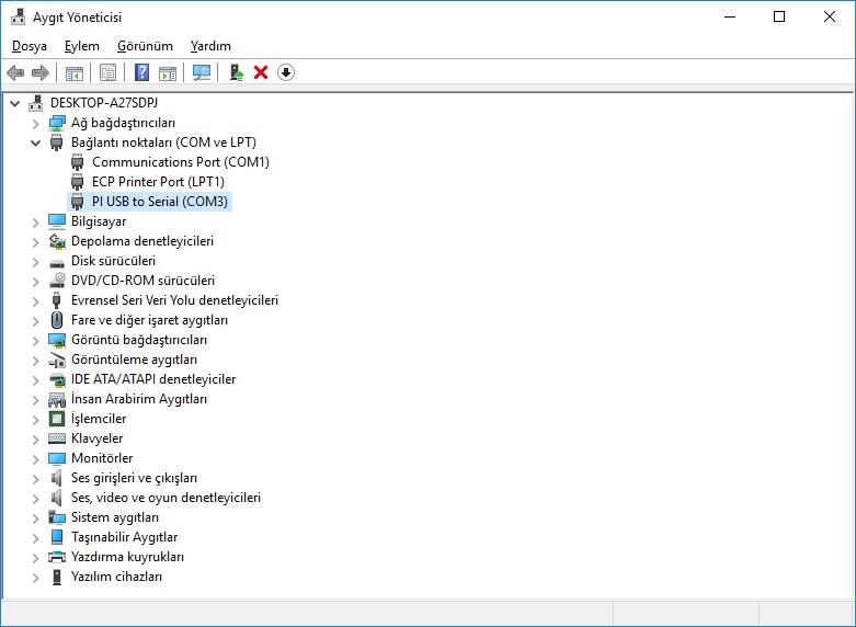 Pi USB to Serial